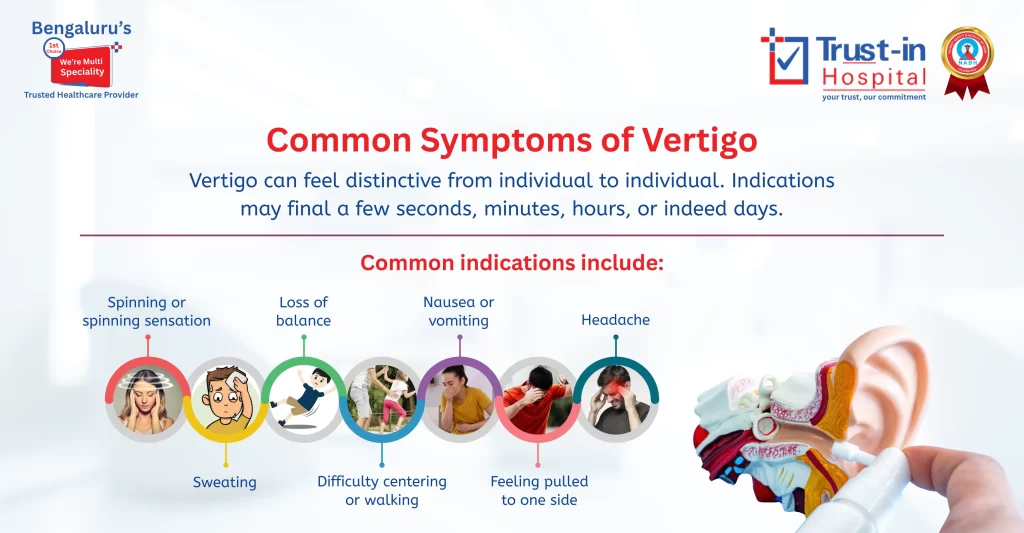 Common Symptoms of Vertigo