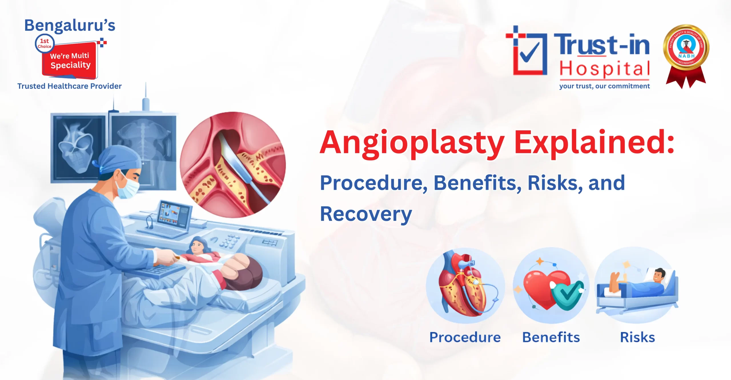 Angioplasty in Bangalore – Procedure, Benefits, Risks & Recovery | Trust-in Hospital