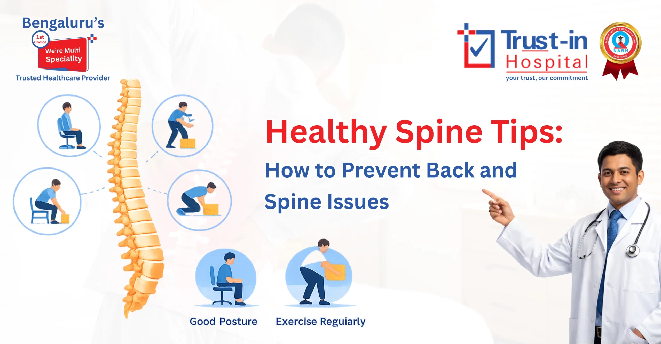 Healthy Spine Tips: Prevent Back & Spine Problems | Trust-in Hospital