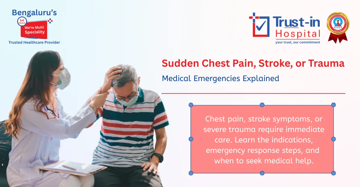 Sudden Chest Pain, Stroke, or Trauma? Act Fast with Trust-in Hospital