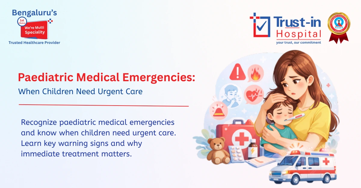 Paediatric Medical Emergencies: When to Seek Urgent Care | Trust-In Hospital