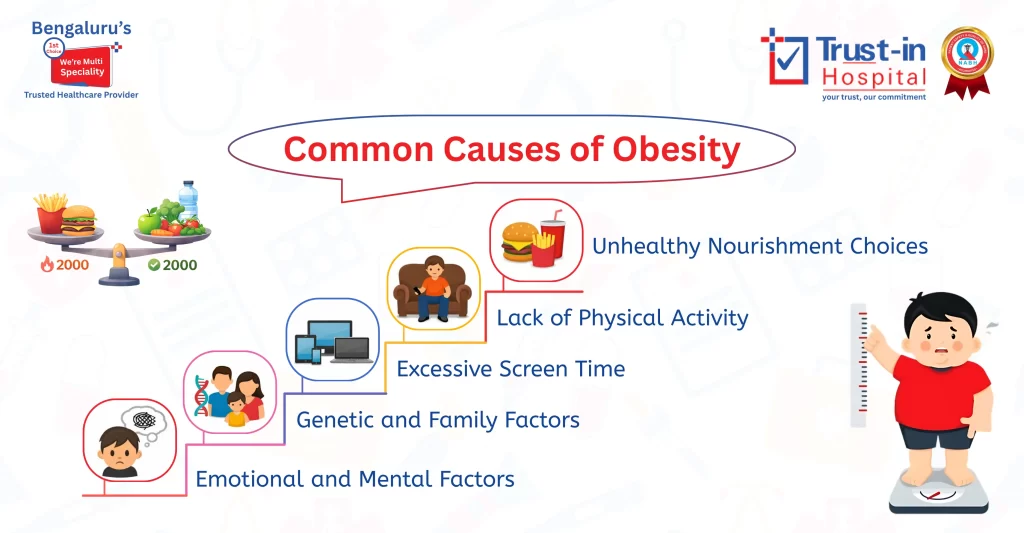 Common Causes of Obesity in Children | Trust-in Hospital