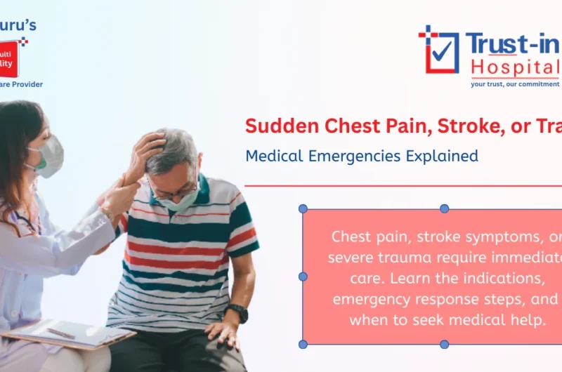Sudden Chest Pain, Stroke, or Trauma: How to act Fast in a Medical Emergency
